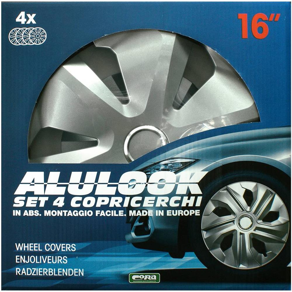 Cora 41146 Set 4 Copricerchi 16'' Alulook Roco - Foto 1