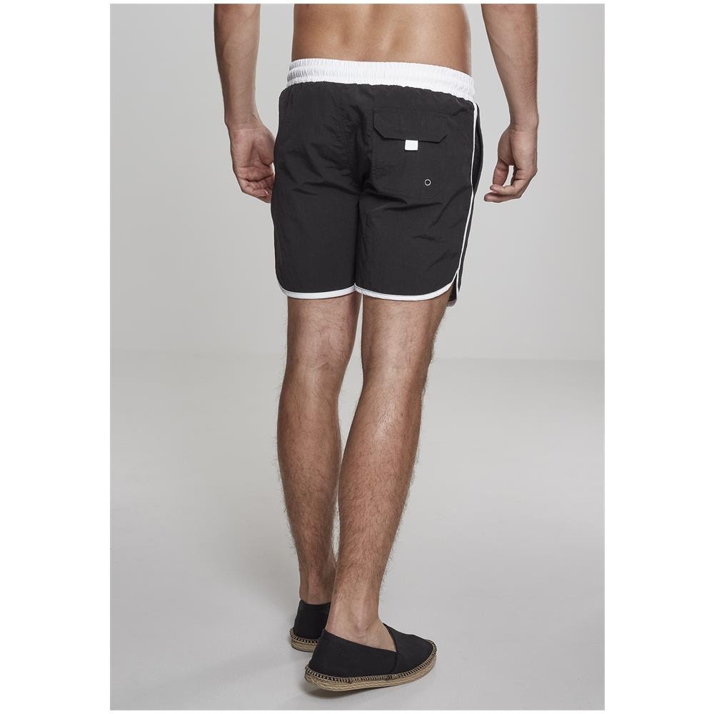 Shorts Swim Retro Urban Classics Tb2050 - Nero S - Foto 2