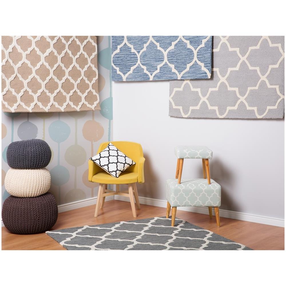 Tappeto Rettangolare Grigio - Tappeto Moderno Di Design - 160x230 Cm - Yalova - Foto 2