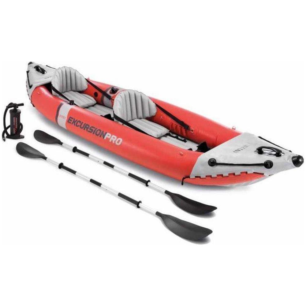 Canoa Gonfiabile Intex 68309 Excursion Pro 2 Persone Remi Pompa Kayak 2019 - Foto 2