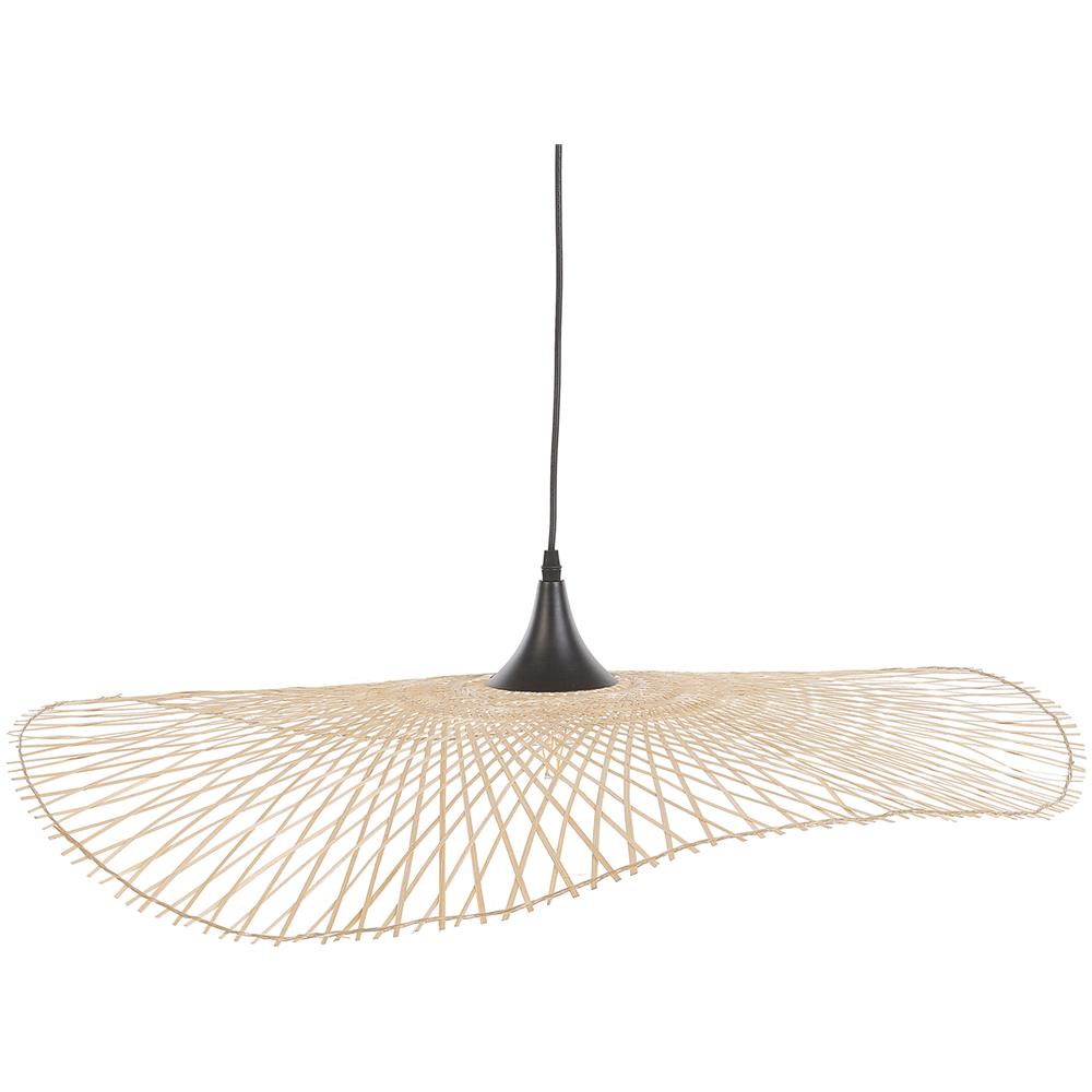 Lampadario In Bambù Marrone Chiaro Floyd - Foto 1