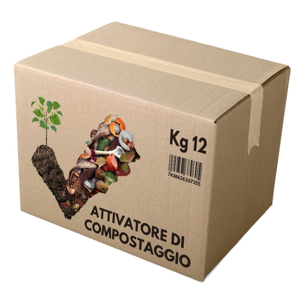 Attivatore Compostaggio Compost Granulare Multipack 6 Confezioni Da 2 Kg Ciascuna - Foto 1