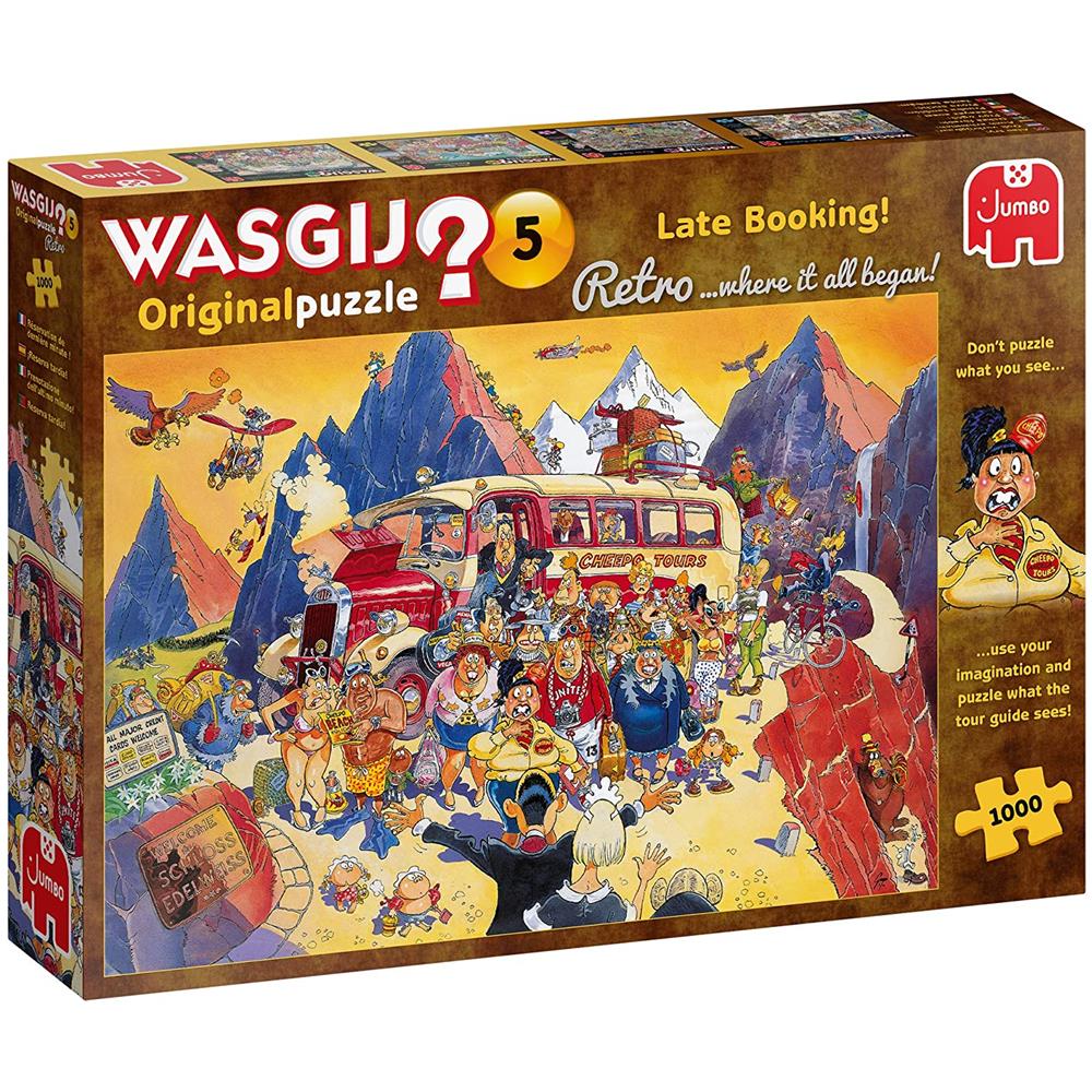 Jumbo 5 Late Booking Retro Original - Puzzle Da 1000 Pezzi - Foto 1