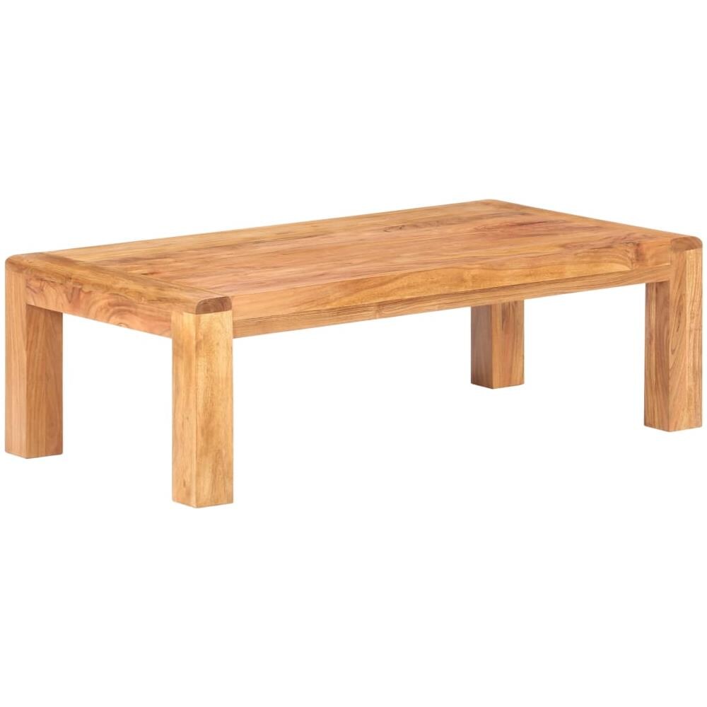 Tavolino da Salotto in Legno Massello 110x60x45 cm - Foto 7