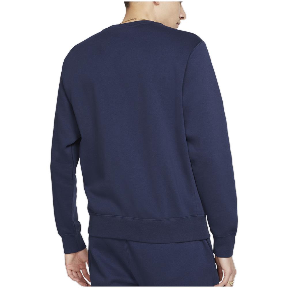 Felpa Da Uomo Girocollo Club Fleece Blu Taglia Xl Codice Bv2662-410 - Foto 2