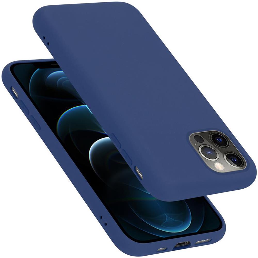 Custodia Compatibile Con Apple Iphone 12 / Iphone 12 Pro (6,1"" Zoll) In Liquid Blu - Coperchio Protettivo In Silicone Tpu Flessibile - Foto 1