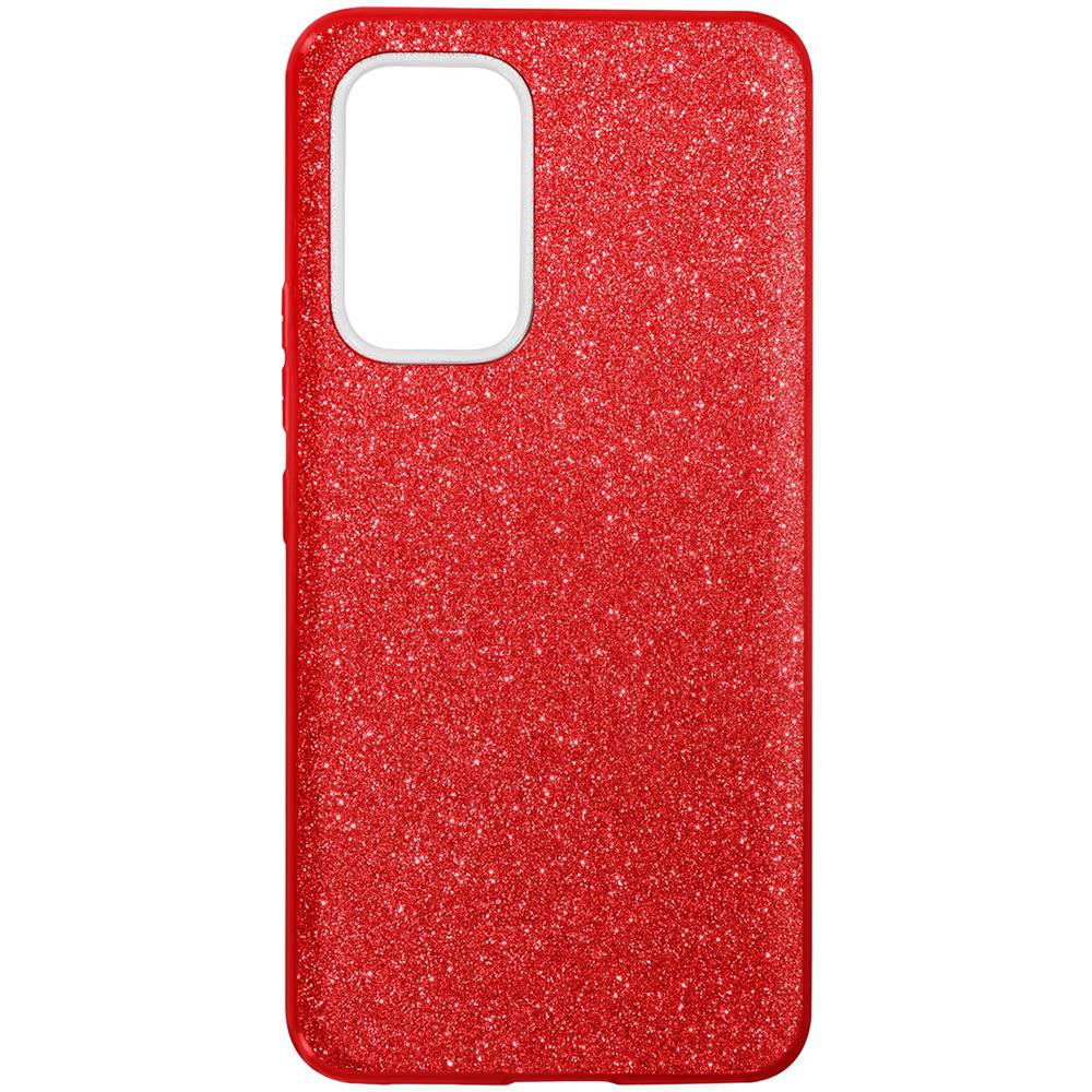 Cover Samsung Galaxy A53 5g Semi-rigida Con Paillette Amovibili Rosso - Foto 1