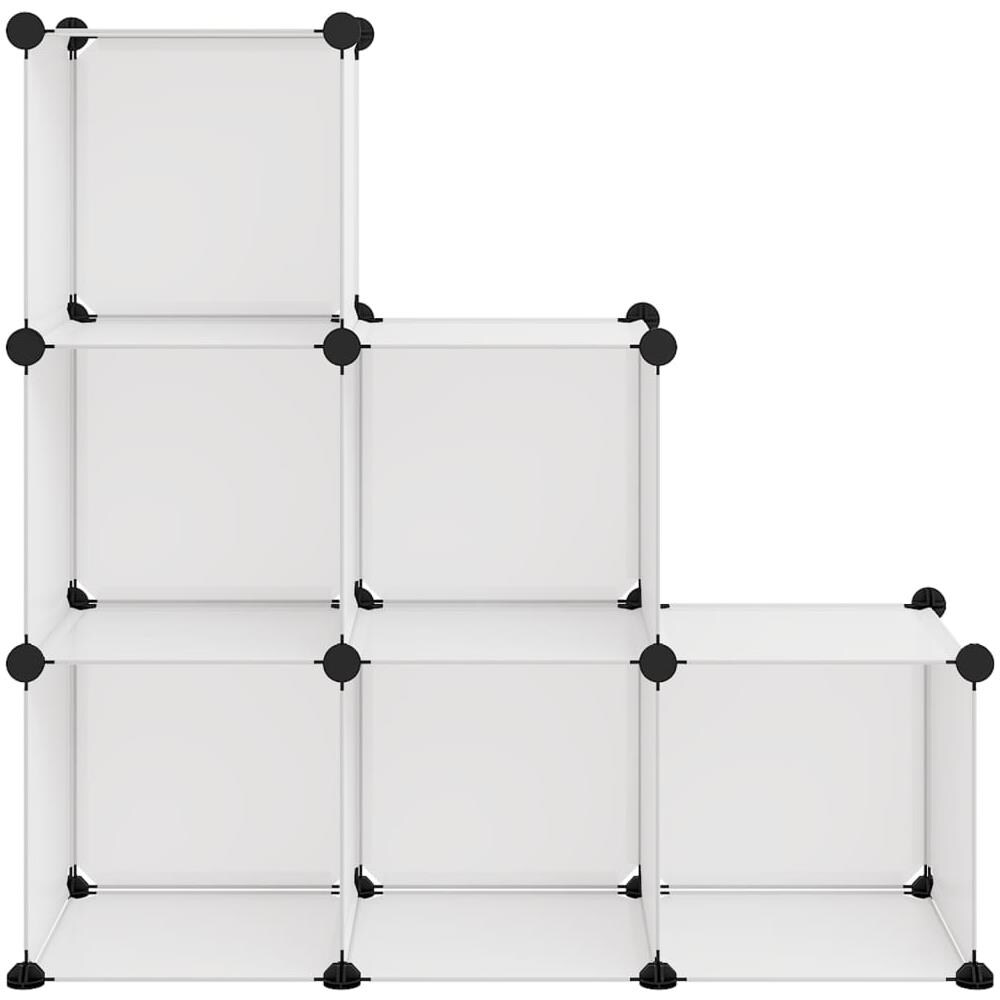 Organizzatore Portaoggetti Con 6 Cubi Trasparenti In Pp - Foto 3