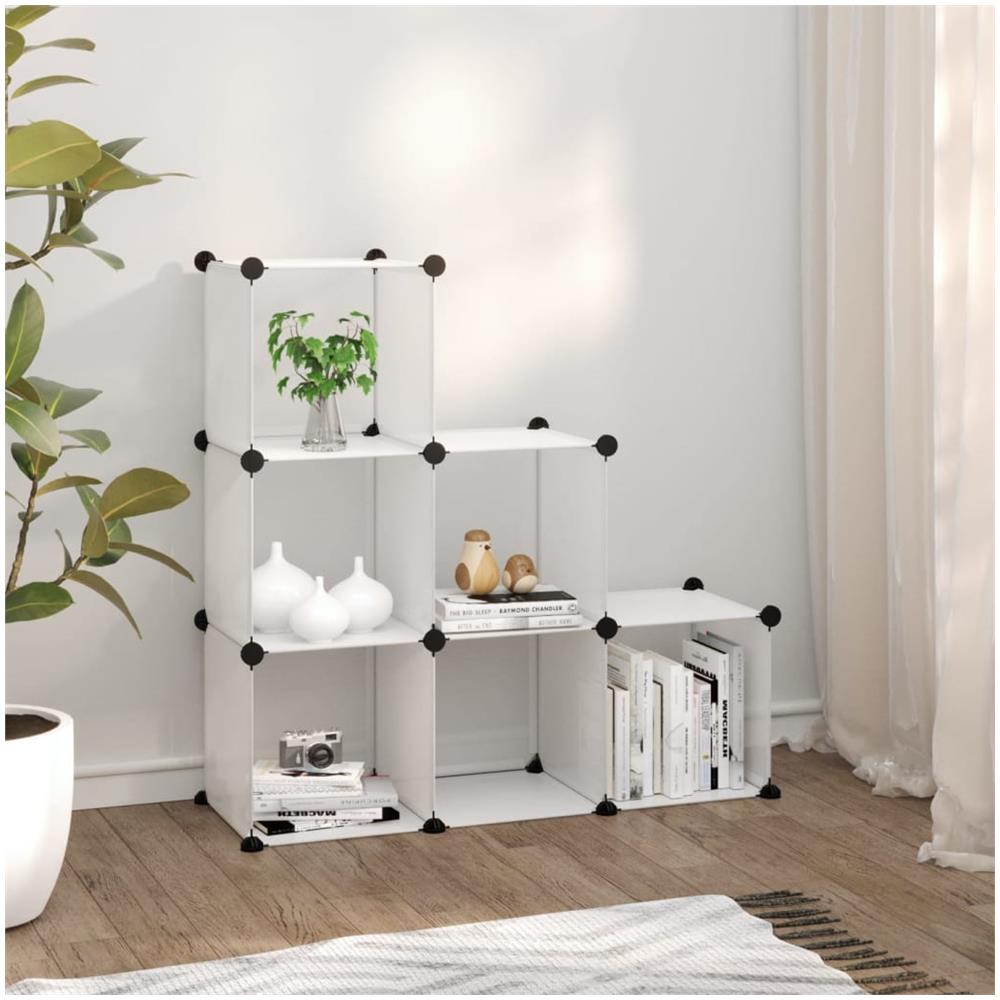 Organizzatore Portaoggetti Con 6 Cubi Trasparenti In Pp - Foto 1