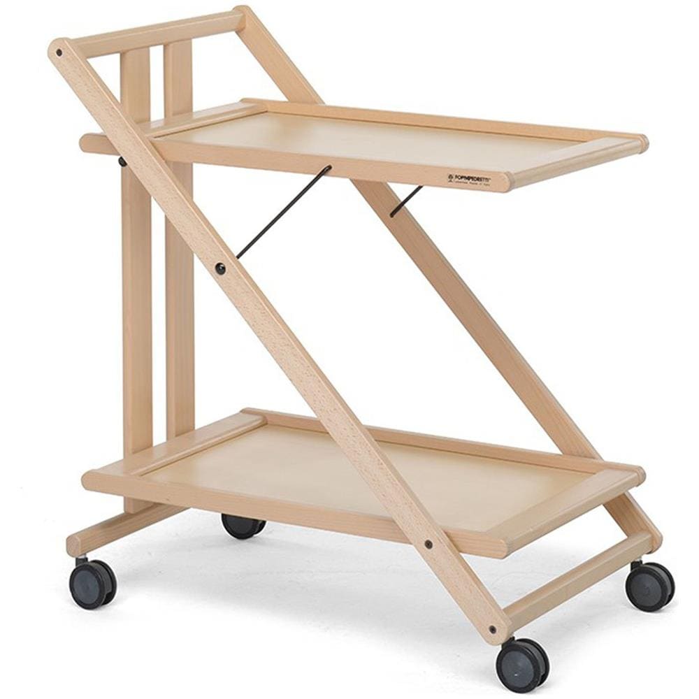 Carrello Sprint Portavivande In Legno Colore Naturale - Foto 1
