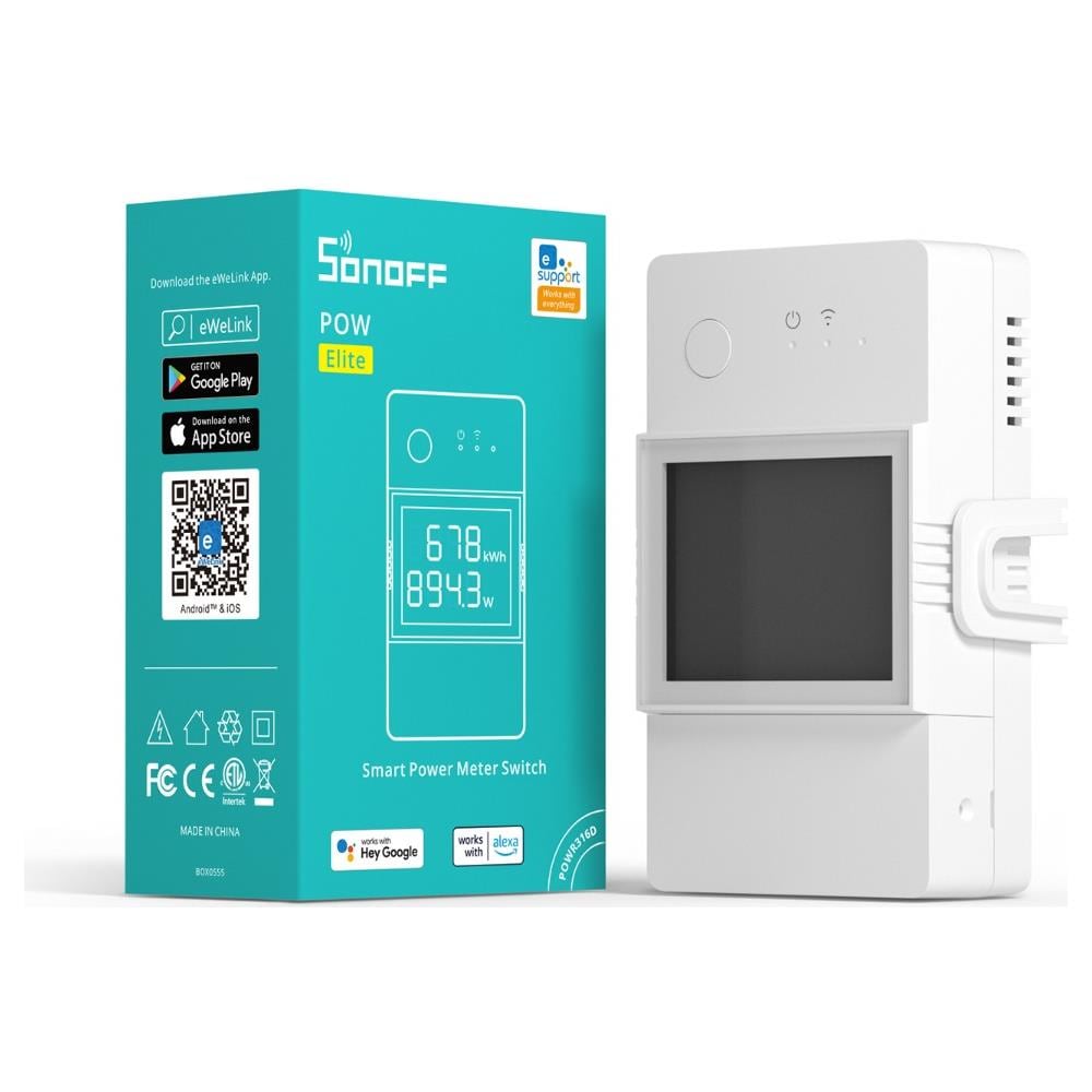 Interruttore Intelligente Pow Elite Wi-fi Con Misuratore Di Potenza Da 16a - - Foto 4