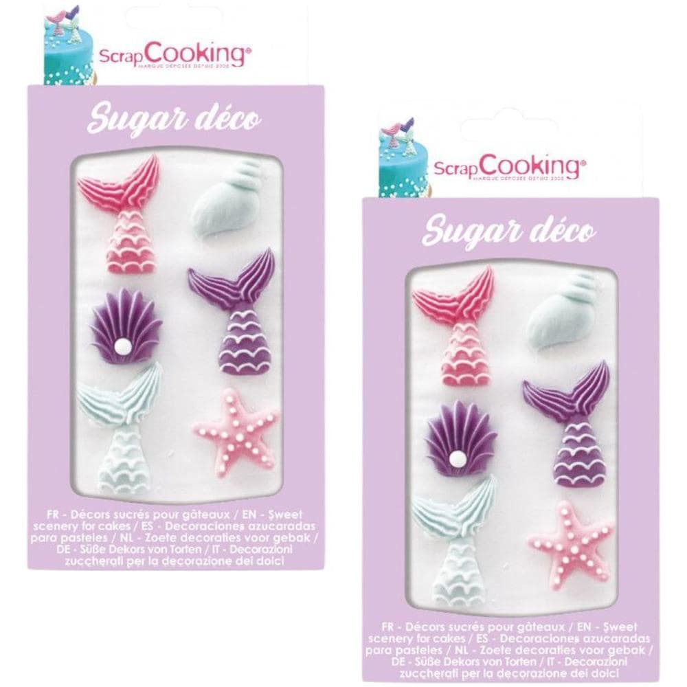 12 Dolci Decorazioni A Forma Di Sirena - Foto 1