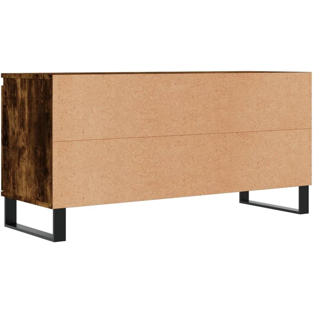 Mobile Porta Tv Rovere Fumo 104x35x50 Cm In Legno Multistrato - Foto 8