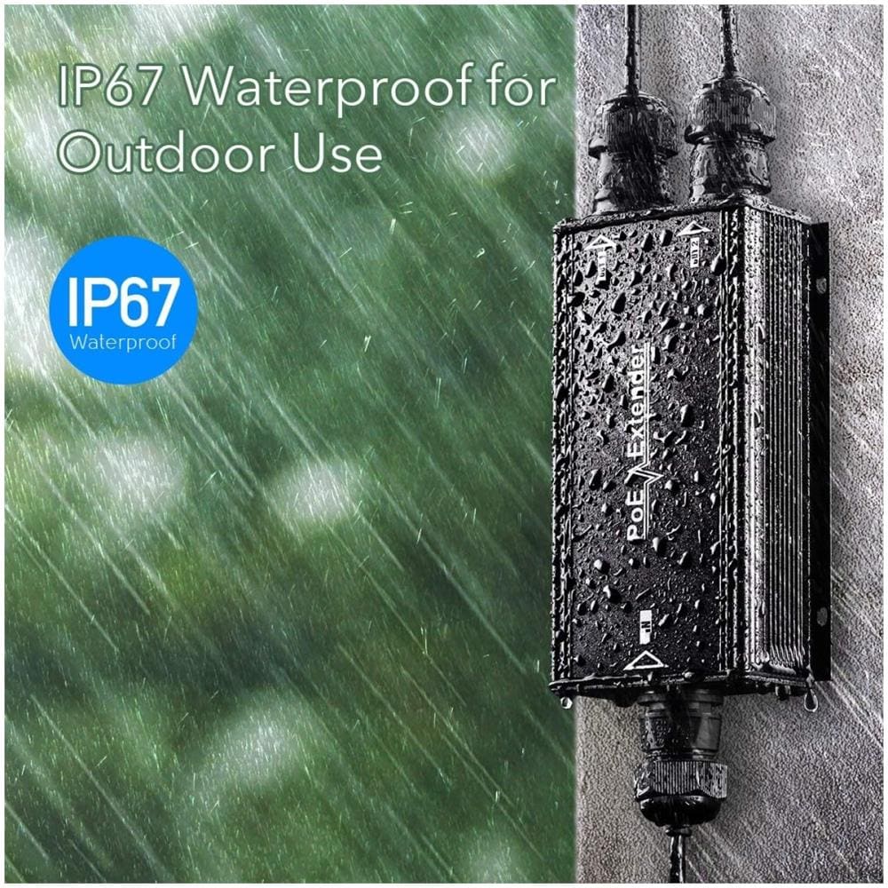 Extender Ripetitore Poe Gigabit Da Esterno Ip67 A 2 Canali, Poe25 - Foto 10