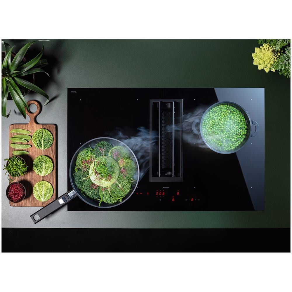 Piano Cottura CUZQ90 a Induzione 4 Zone Cottura da 84 cm Colore Nero - Foto 2