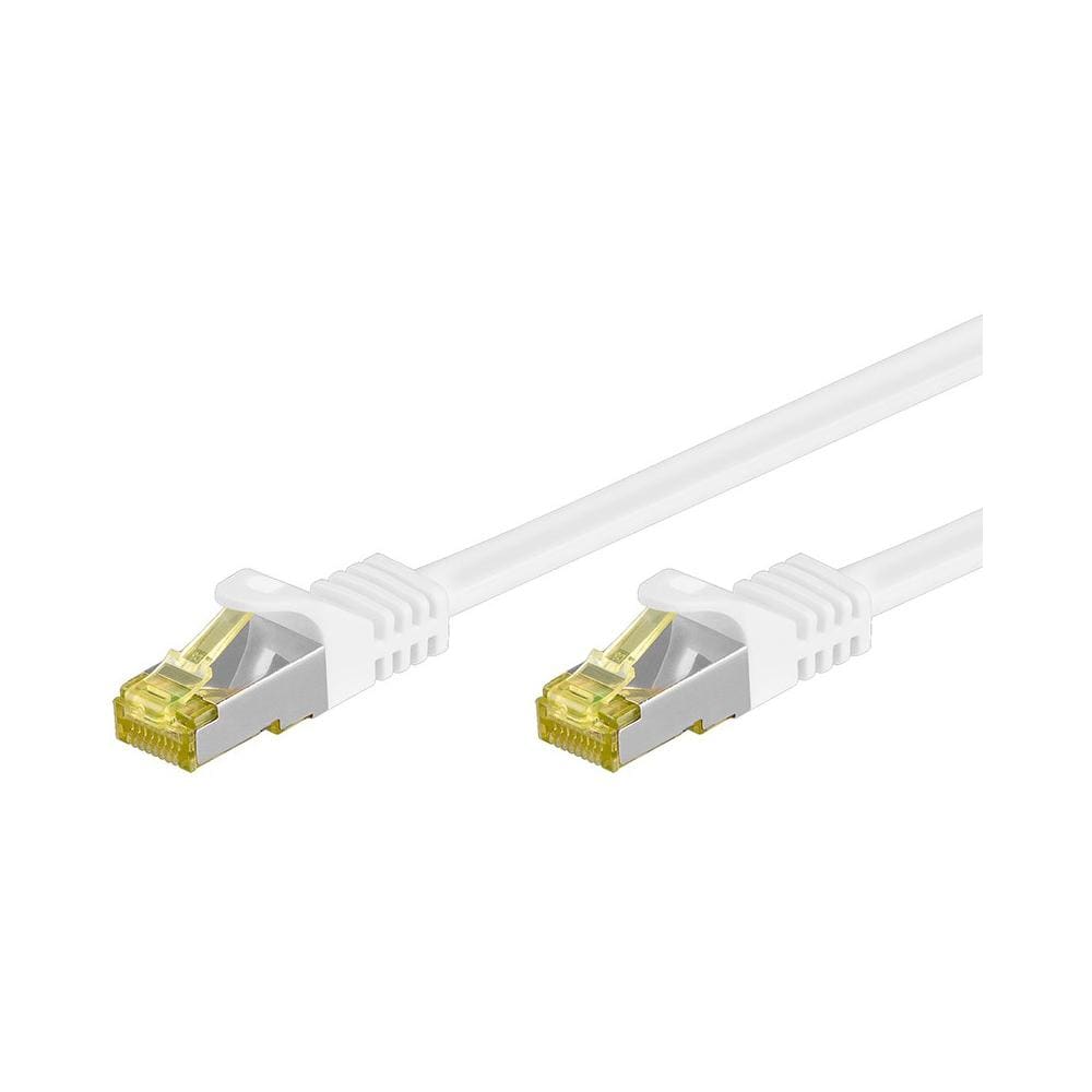 ICOC R7-7SS-015-WH - Cavo Patch Cat. 7 Plug RJ45 6A S / FTP LSZH 1,5m Bianco - Foto 1