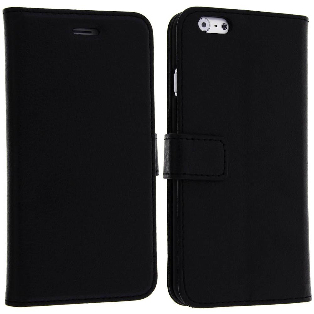 Custodia Portafoglio Stand Case Per Apple Iphone 6 E 6s - Nera - Foto 2