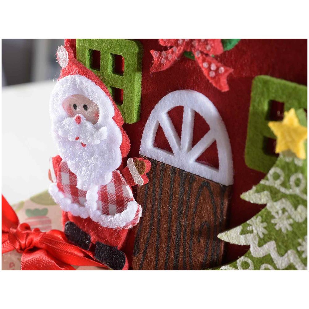Borsette Natalizie Porta Doni E Dolci In Panno Set Da Quattro Pezzi - Foto 2