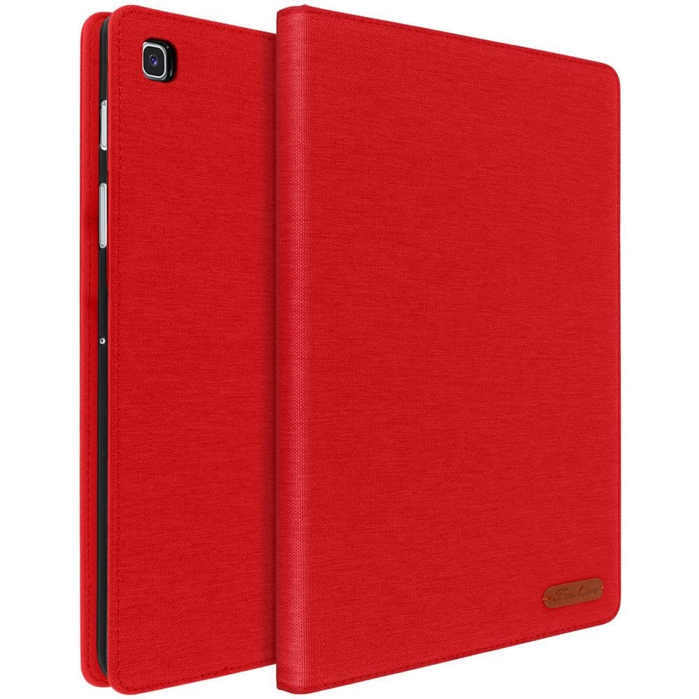 Cover Porta Carte Samsung Galaxy Tab S5e Tessuto Rosso - Foto 1