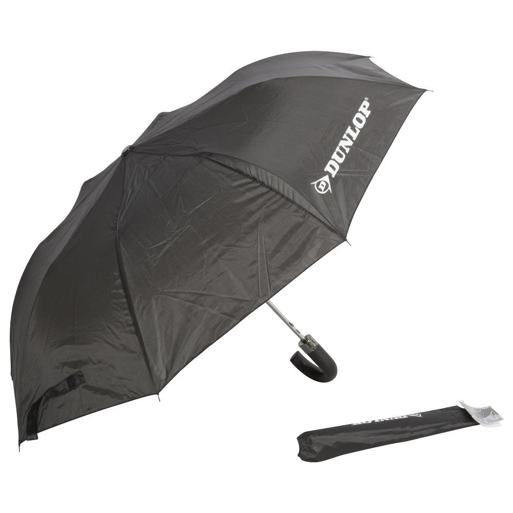 Ombrello Compatto Con Custodia Nero - Foto 1