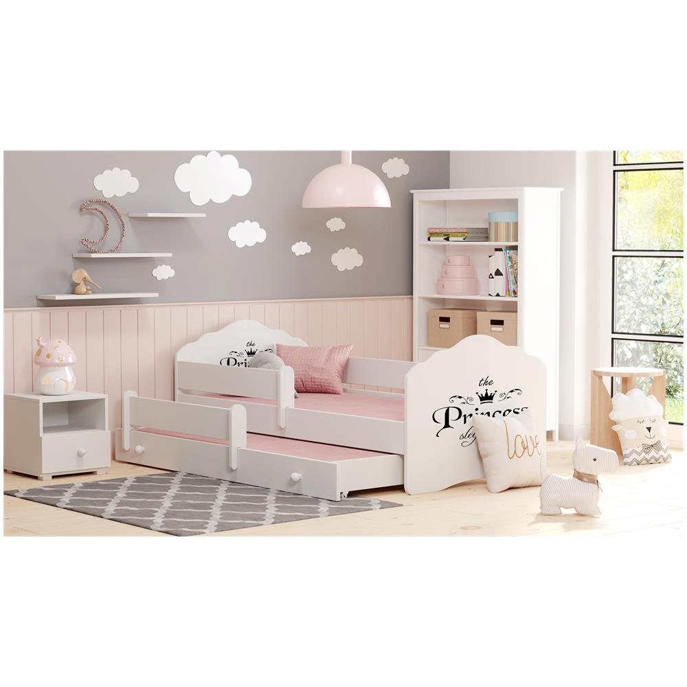 Fala Ii 160x80 Letto Matrimoniale Per Bambini Sleeping Princess Black - Foto 2