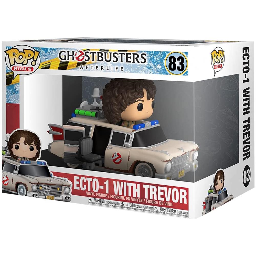 Ghostbusters: Funko Pop! Rides - Afterlife - Ecto-1 With Trevor (Vinyl Figure 83)  - Foto 1