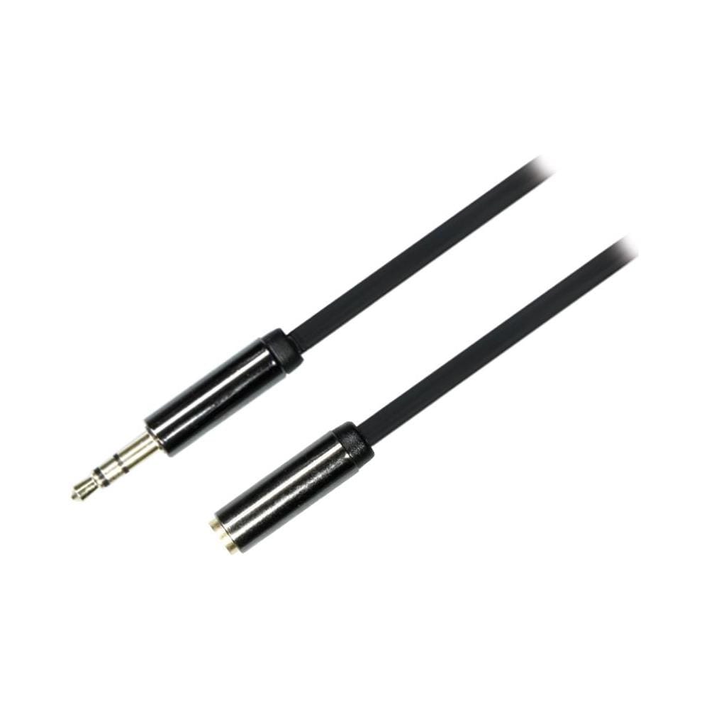 Cavo Audio, Maschio Da 3,5 Mm A Femmina Da 3,5 Mm, 0,5 M, Nero - Foto 1