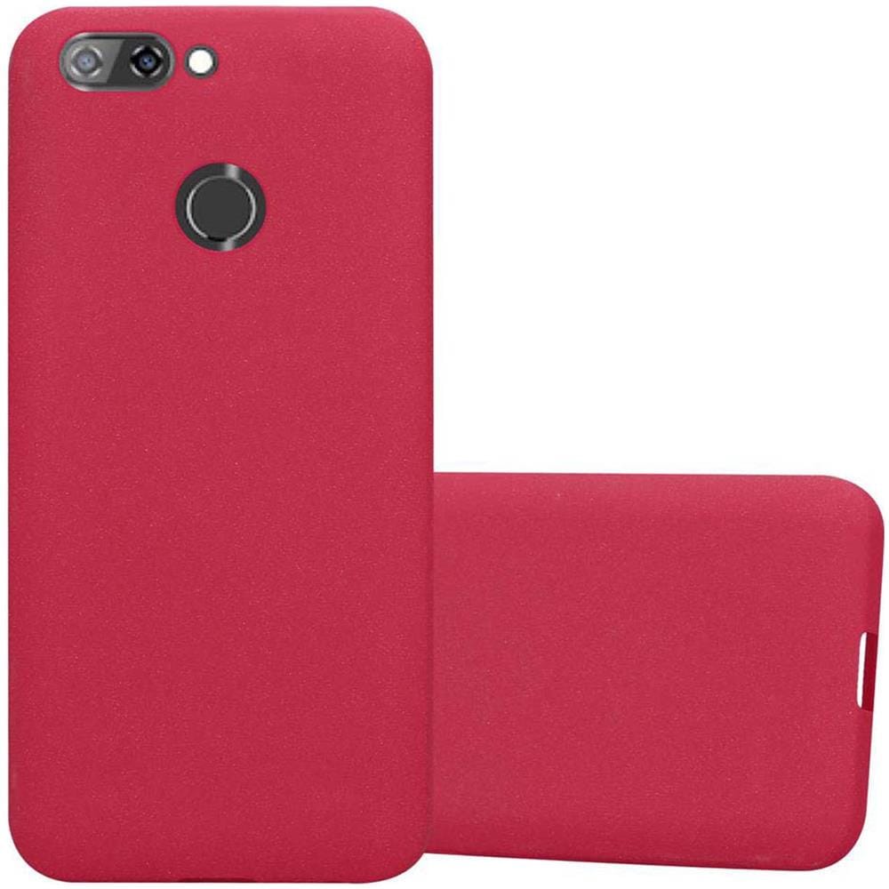 Custodia Compatibile Con Zte Blade V9 In Frost Rosso - Coperchio Protettivo In Silicone Tpu Flessibile - Foto 1
