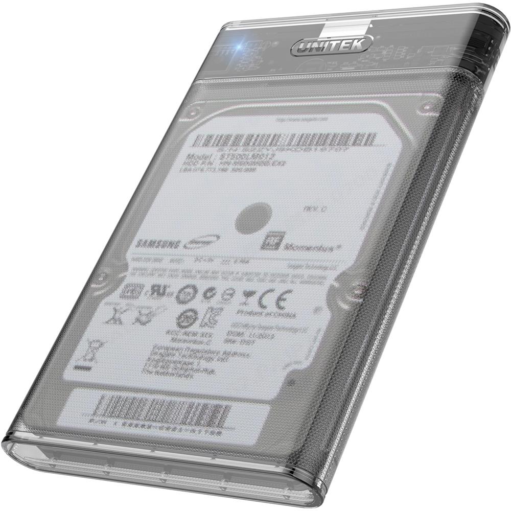 S1103a Contenitore Di Unità Di Archiviazione Box Esterno Hdd / ssd Trasparente 2.5"" - Foto 10