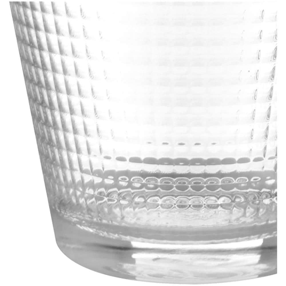 Bicchiere In Vetro 330 Ml Trasparente Blu Trasparente - Foto 5