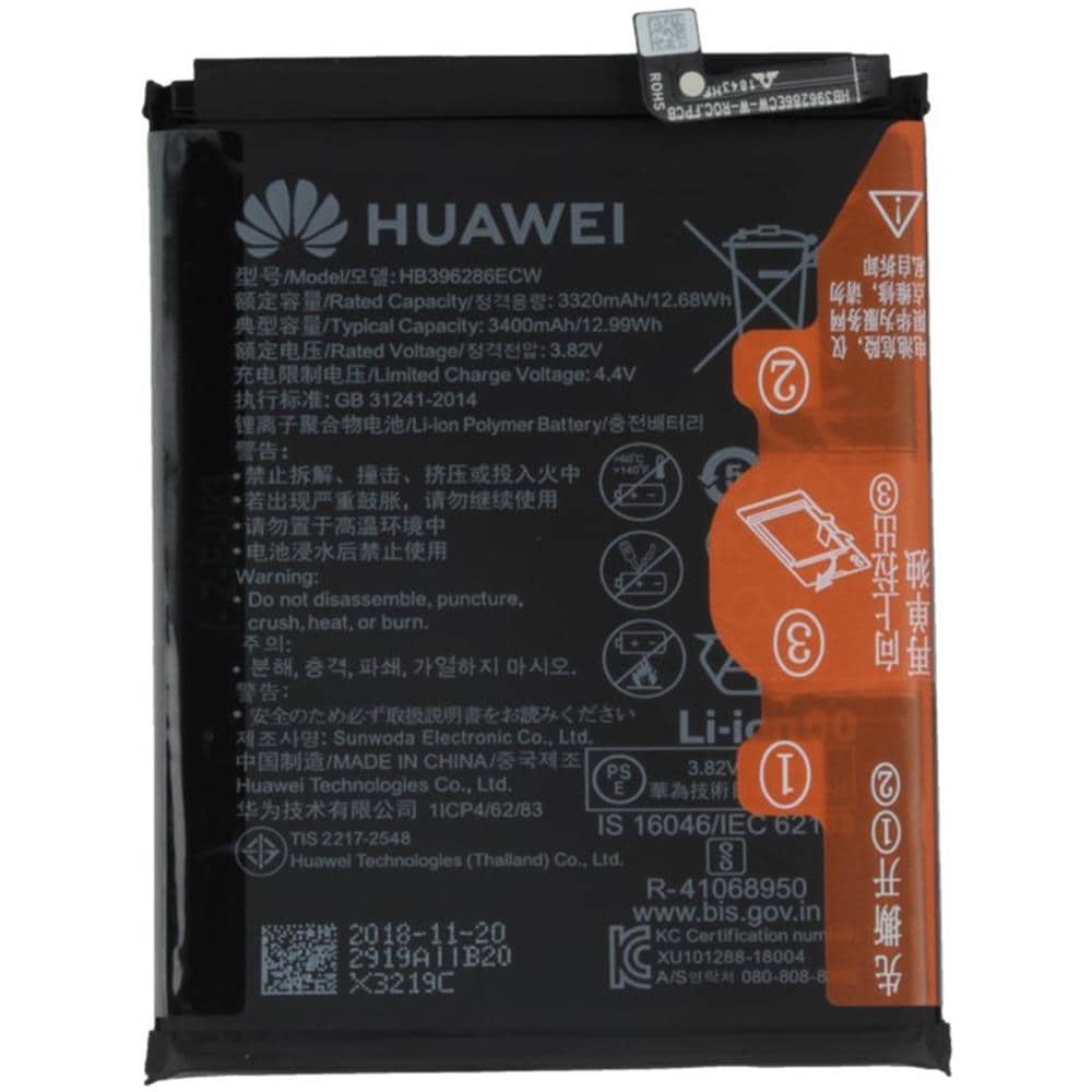 Batteria Hb396286ecw 3400mah Per P Smart 2019, Honor 10 Lite - Foto 1