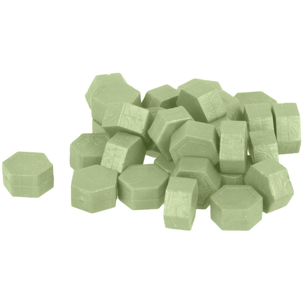 Perline Di Cera Esagonali - Verde Chiaro + Rosa - Foto 1
