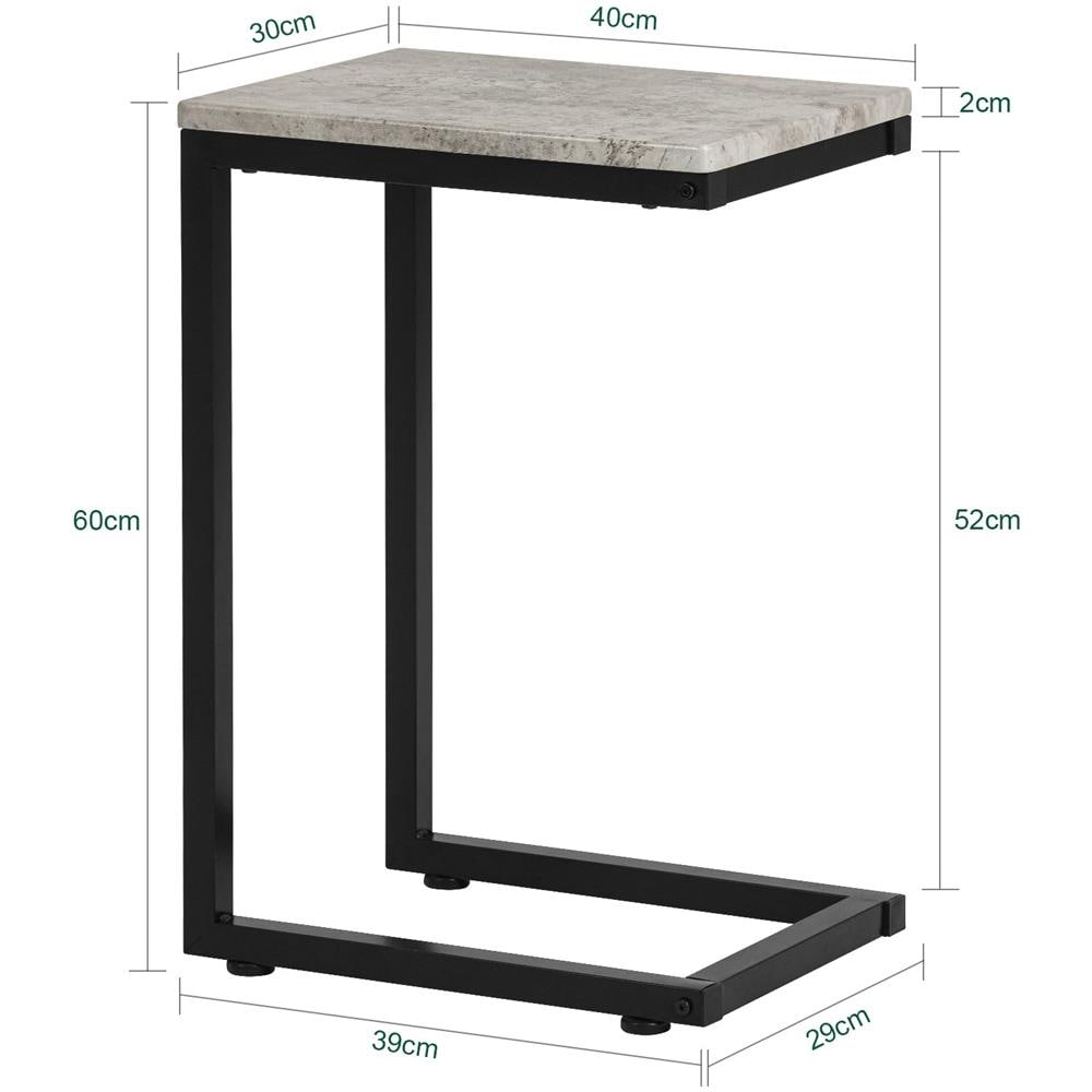 Tavolino Consolle,tavolino Da Divano,supporto Tavolino, Fbt44-hg - Foto 2
