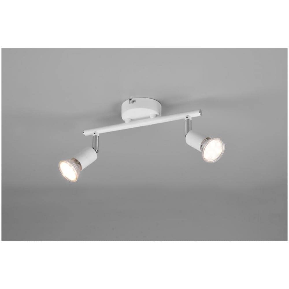 Lampada Doppio Spot Gu10 Orientabile Paris Bianco Della Trio Lighting. - Foto 2