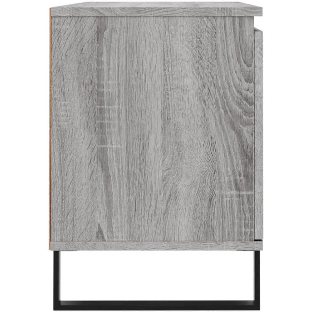 Mobile Porta Tv Grigio Sonoma 104x35x50 Cm In Legno Multistrato - Foto 7