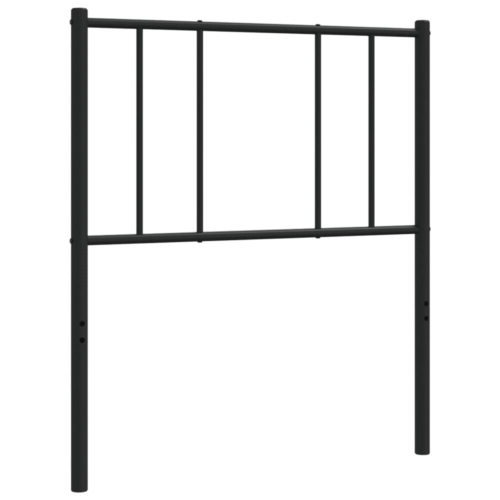 Testiera In Metallo Nero 107 Cm - Foto 2