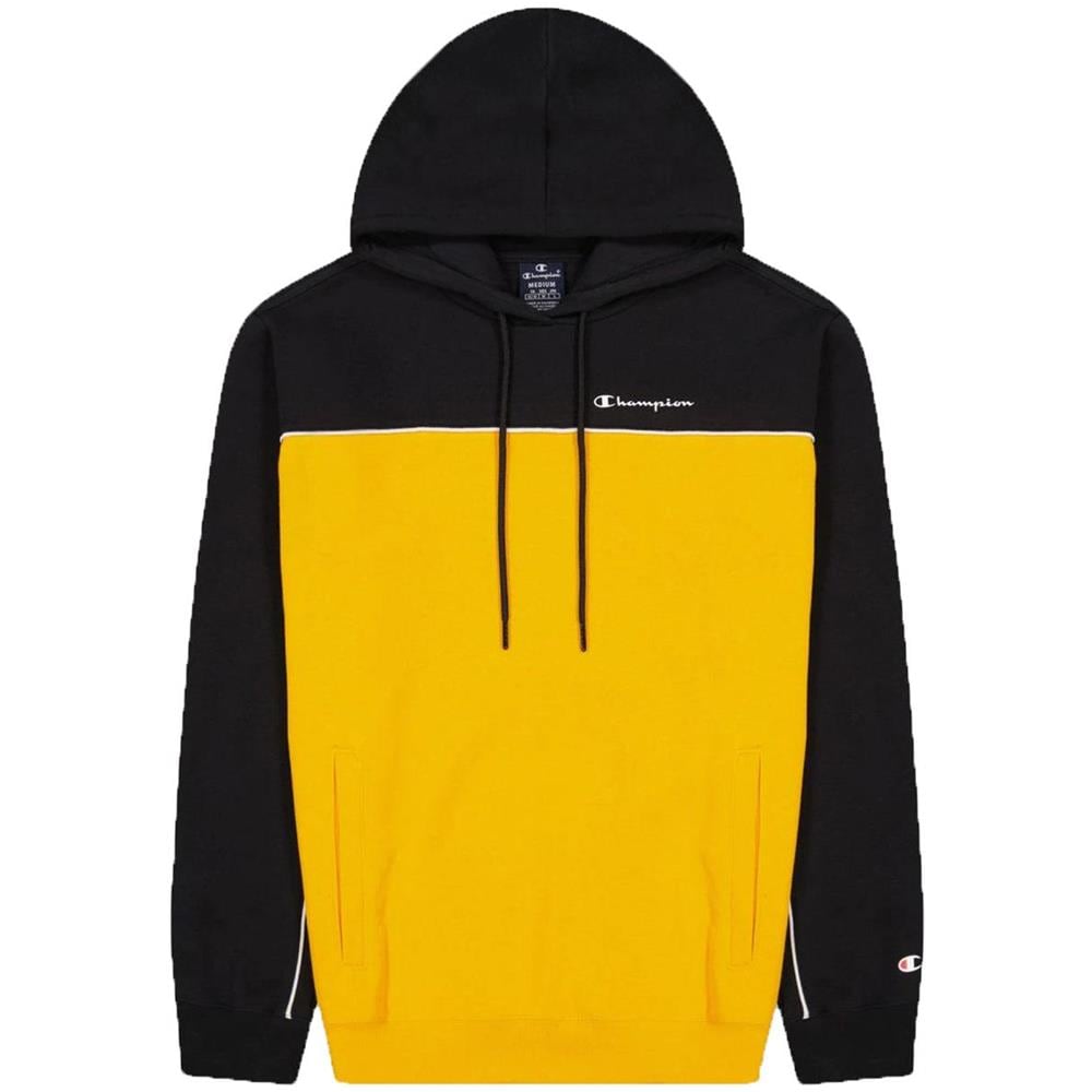 Felpa Uomo con Cappuccio Colorblock - Foto 2