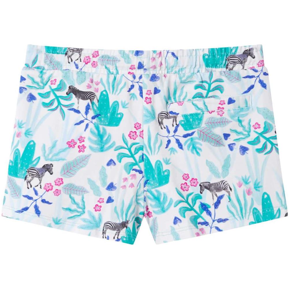 Pantaloncini per Bambini con Coulisse Ecru e Menta Scuro 140 - Foto 2