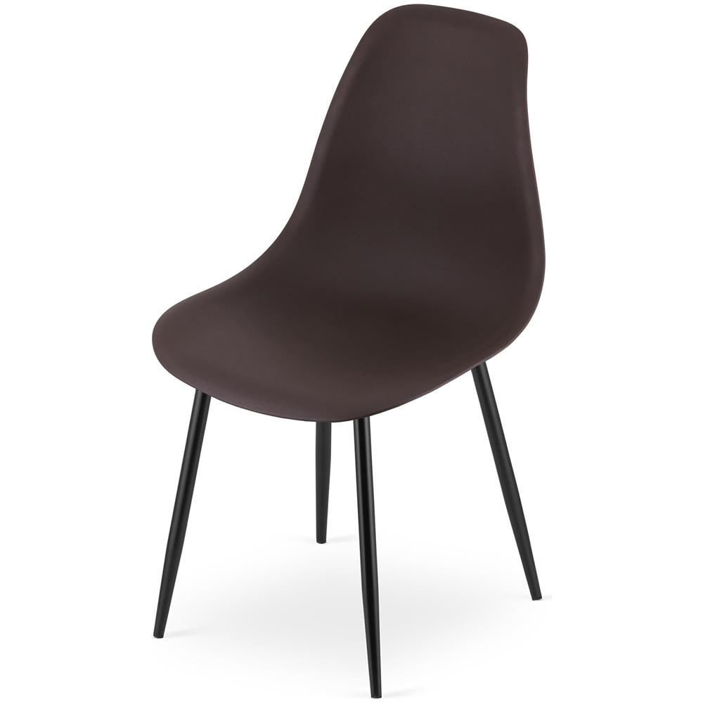 WAT Sedia da scrivania moderna scandinava - Caffè x1 - Foto 2