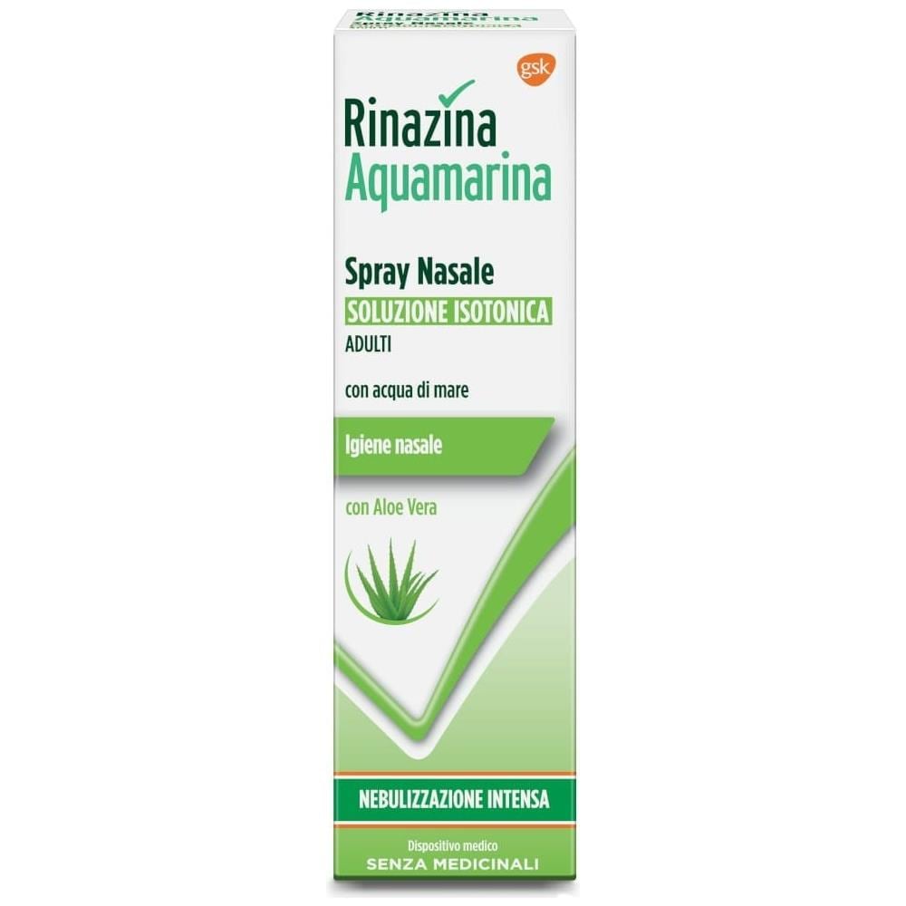 Rinazina Aquamarina Isotonica Aloe Spray Nebulizzazione Intensa 100 ml - Foto 1