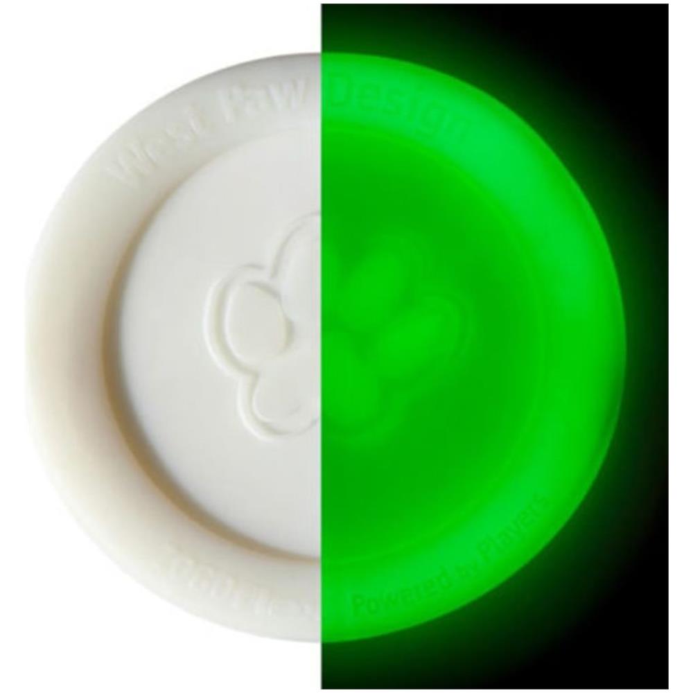 Frisbee Per Cani S'illumina Al Buio Zisc Taglia L Bianco 1938 - Foto 1