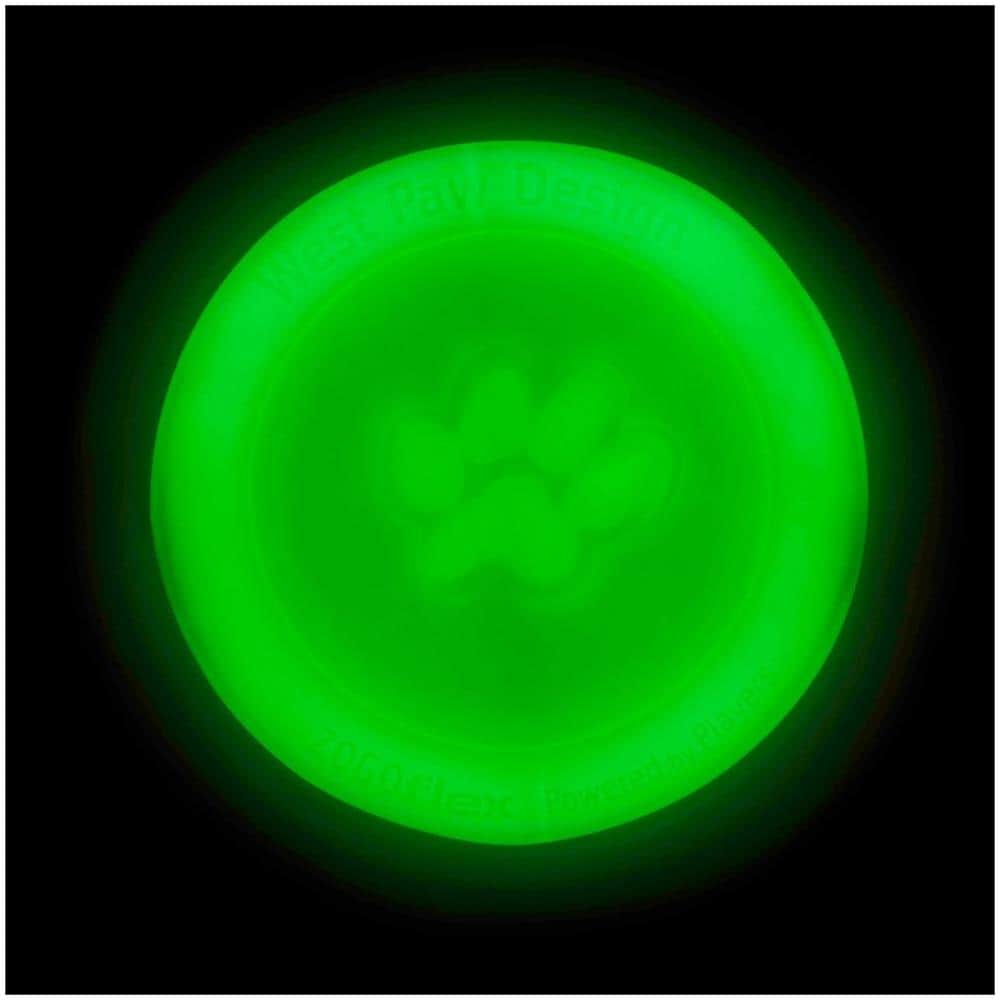 Frisbee Per Cani S'illumina Al Buio Zisc Taglia L Bianco 1938 - Foto 2