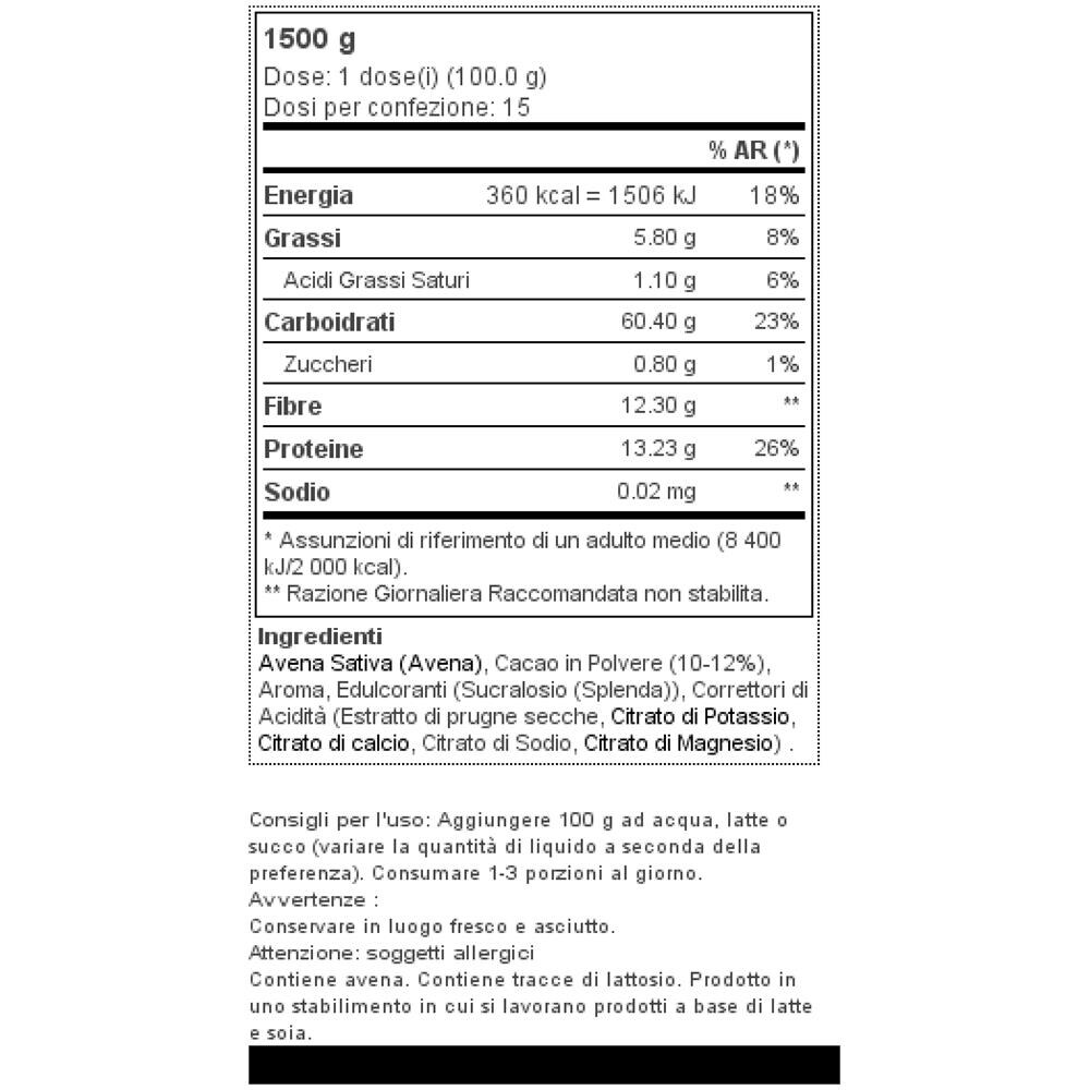 Oatmeal Max Sac 1.5 Kg - ® - Sostitutivi Dei Pasti (mrp) - Nutchoc - Foto 2