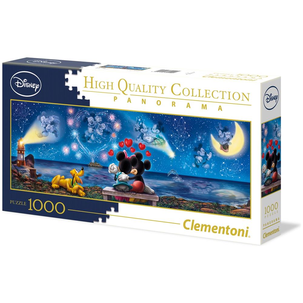 CLM39449 Puzzle da 1000 Pezzi - Panorama - Mickey E Minnie - Foto 2