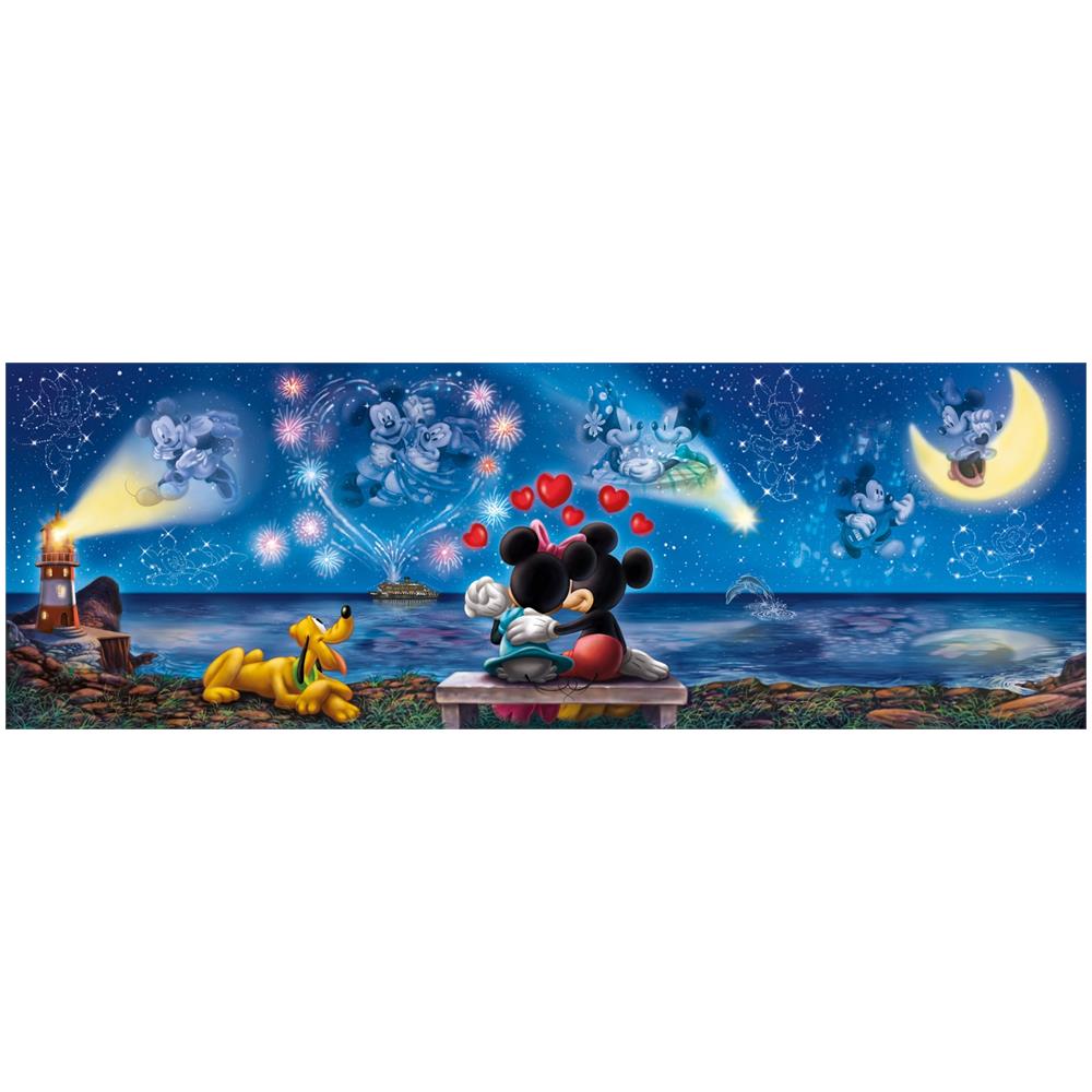 CLM39449 Puzzle da 1000 Pezzi - Panorama - Mickey E Minnie - Foto 3