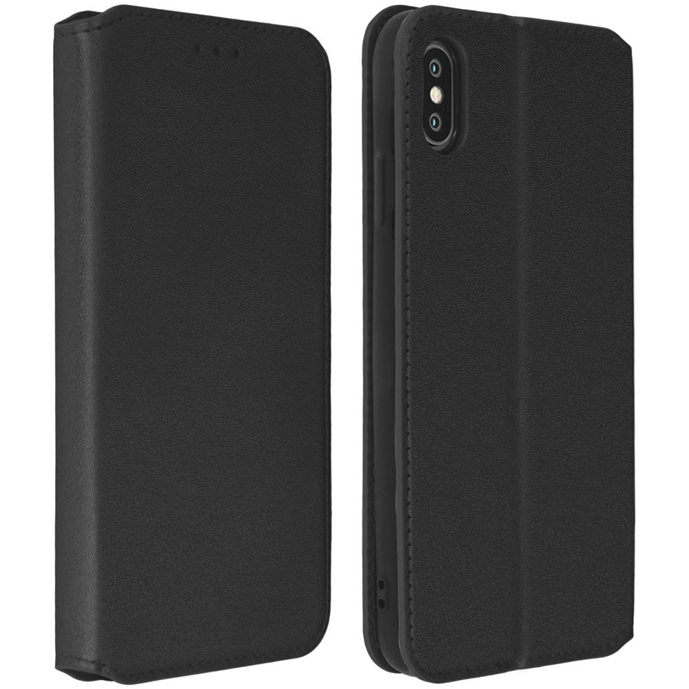 Custodia Iphone Xs Max Custodia A Libro Porta-carte Funzione Supporto - Nero - Foto 1