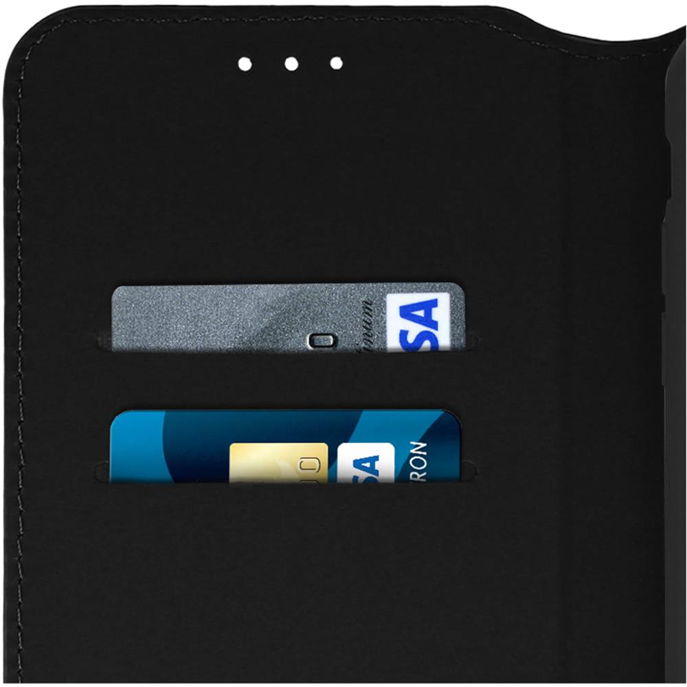 Custodia Iphone Xs Max Custodia A Libro Porta-carte Funzione Supporto - Nero - Foto 5