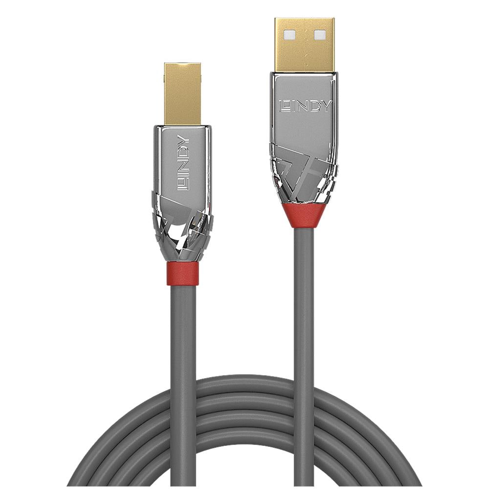 Cavo Usb 2.0 Tipo A A B Cromo Line, 5m - Foto 4