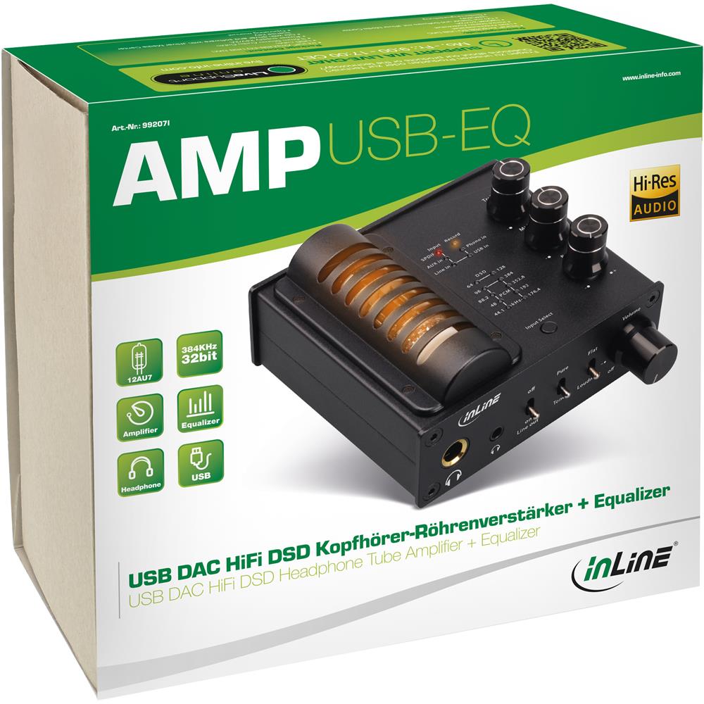 99207i Ampusb-eq Hi-res Audio Hifi Dsd Kopfhrer-rhrenverstrker - Foto 5