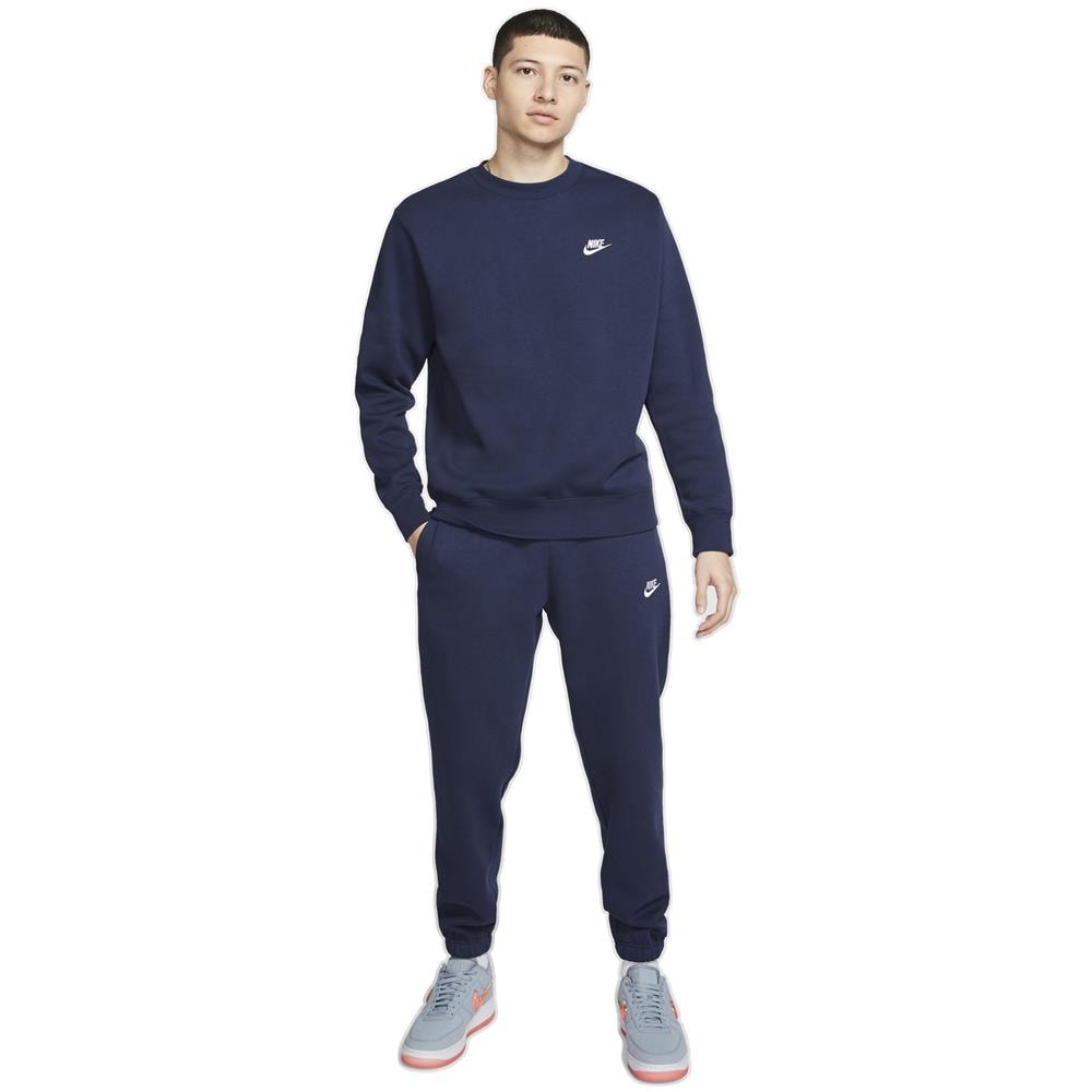 Felpa Da Uomo Girocollo Club Fleece Blu Taglia M Codice Bv2662-410 - Foto 4